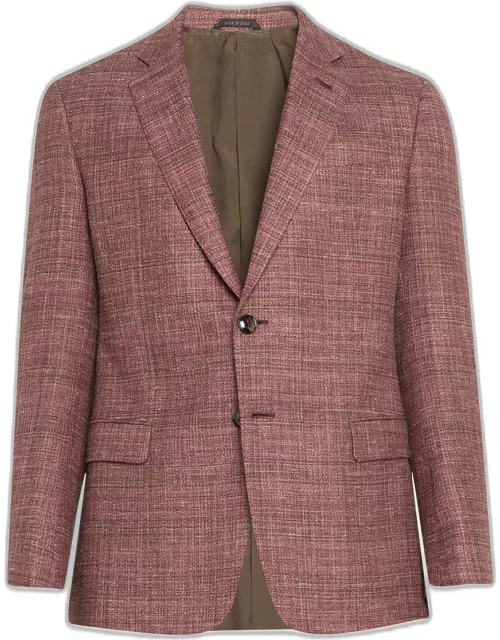Men's Melange Wool-Blend Sport Coat