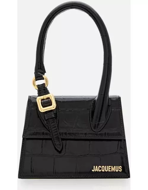 Jacquemus Le Chiquito Moyen Boucle Leather Bag Black TU