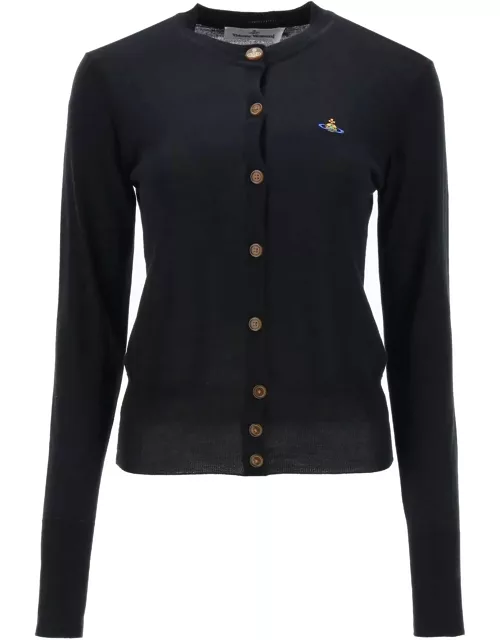 VIVIENNE WESTWOOD bea cardigan with embroidered logo