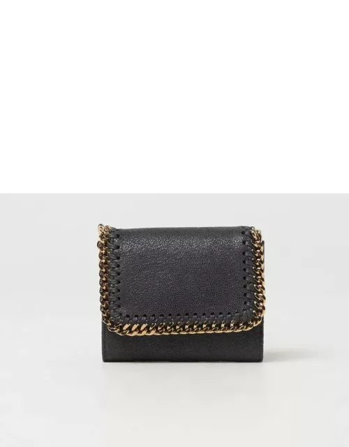 Stella McCartney Falabella wallet in crackle synthetic leather