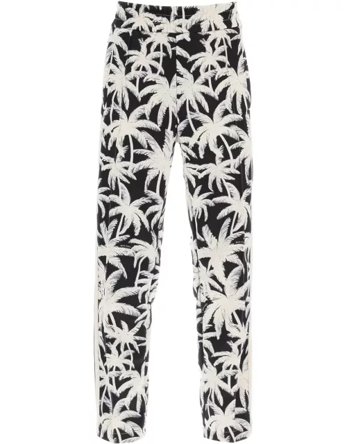 PALM ANGELS joggers with palms print