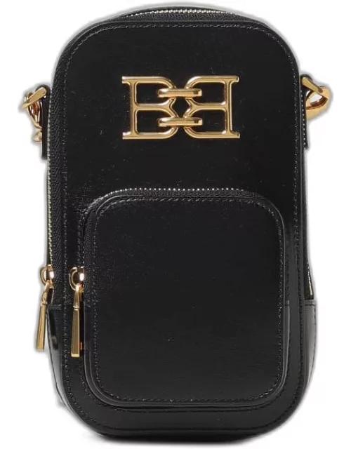 Bally leather smartphone case with metal logo