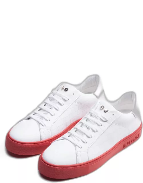 Hide & Jack Low Top Sneaker - Essence Tuscany White Red