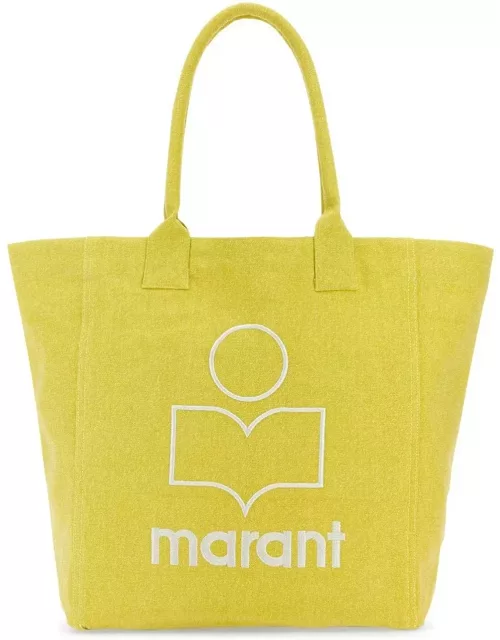 Isabel Marant Yenky Logo Embroidered Tote Bag