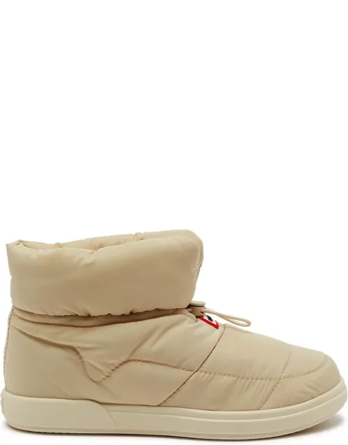 Hunter In/Out Quilted Shell Ankle Boots - Beige - 39 (IT39 / UK6)
