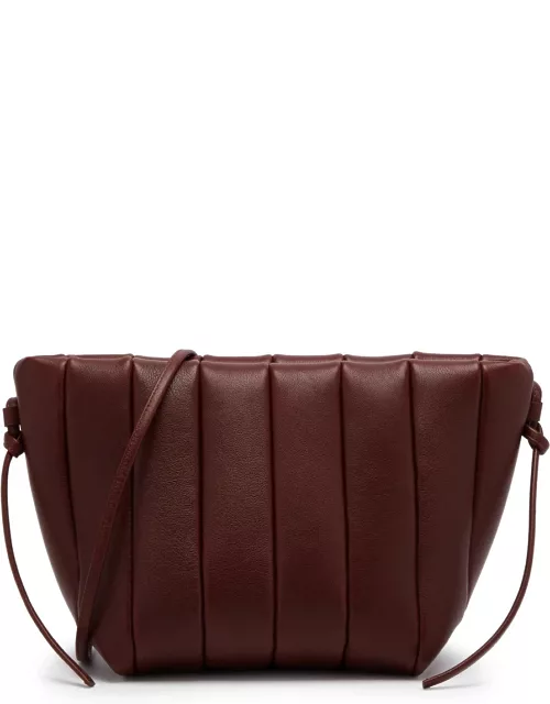 Maeden Boulevard Quilted Leather Shoulder bag - Burgundy