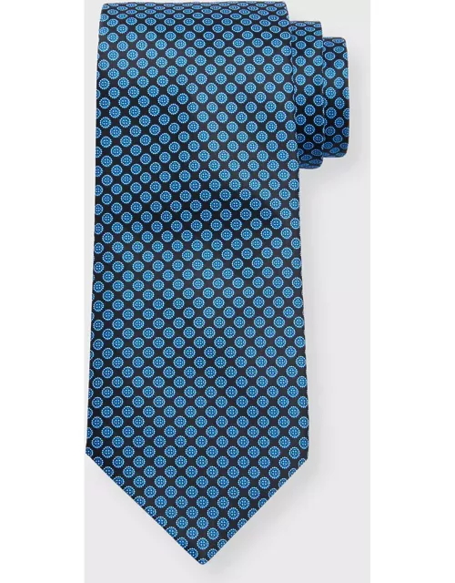 Men's Silk Multi-Circle Tie