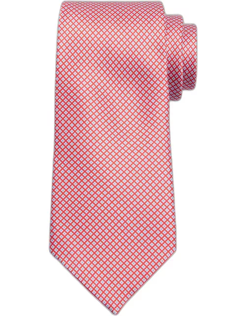 Men's Silk Micro-Floral Tie