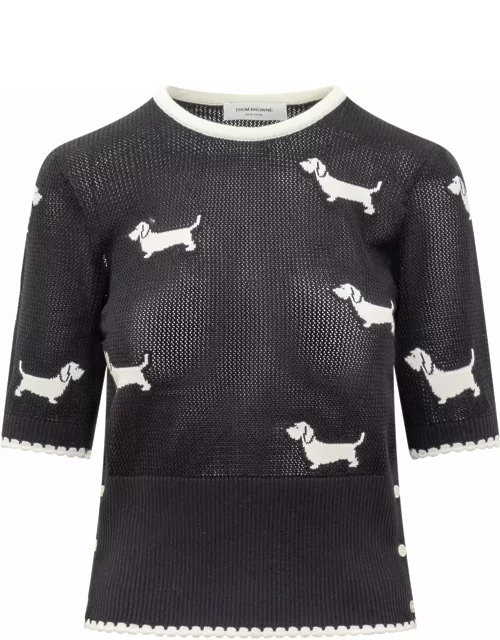Thom Browne Hector Intarsia Sweater