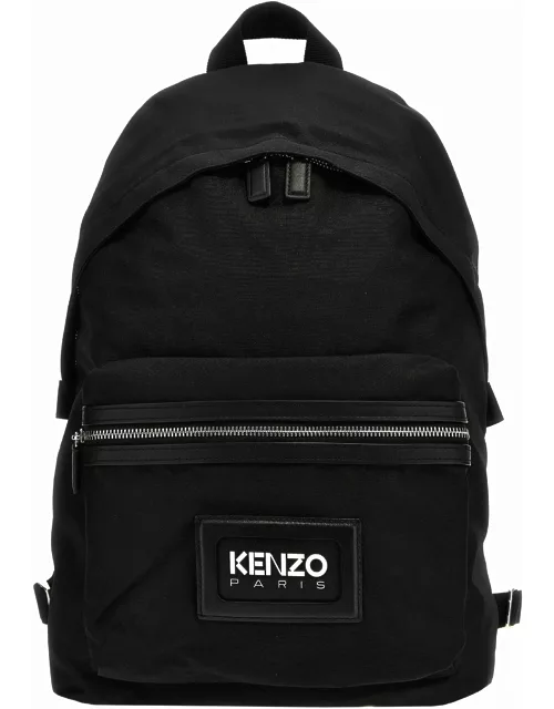 Kenzo Logo Patch Backpack