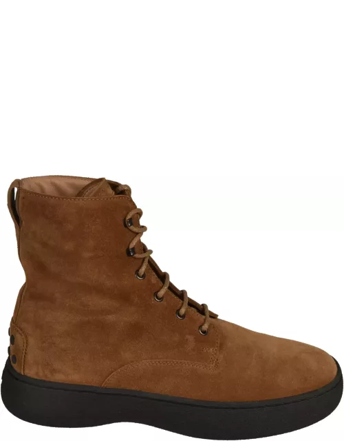Tod's Back Logo Lace-up Boot