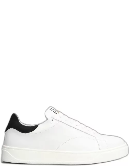 Lanvin Ddb0 Sneakers In White Leather