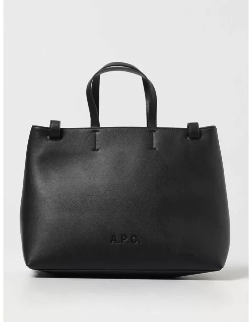 Tote Bags A.P.C. Woman colour Black