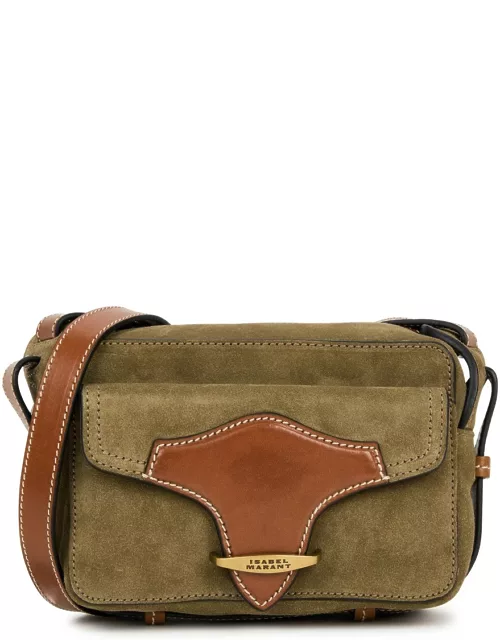 Isabel Marant Wasy Suede Cross-body bag - Green
