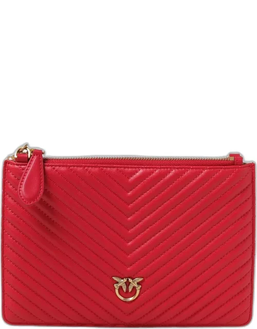 Clutch PINKO Woman colour Red