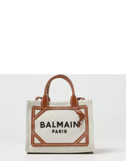 Balmain B-Army bag in canvas and leather