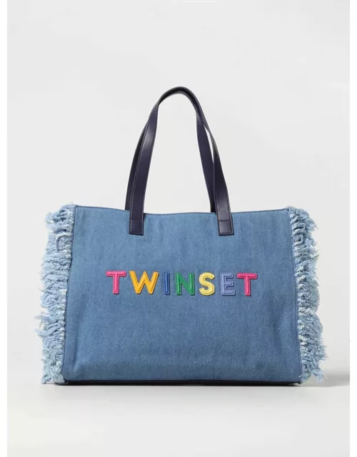 Tote Bags TWINSET Woman colour Deni