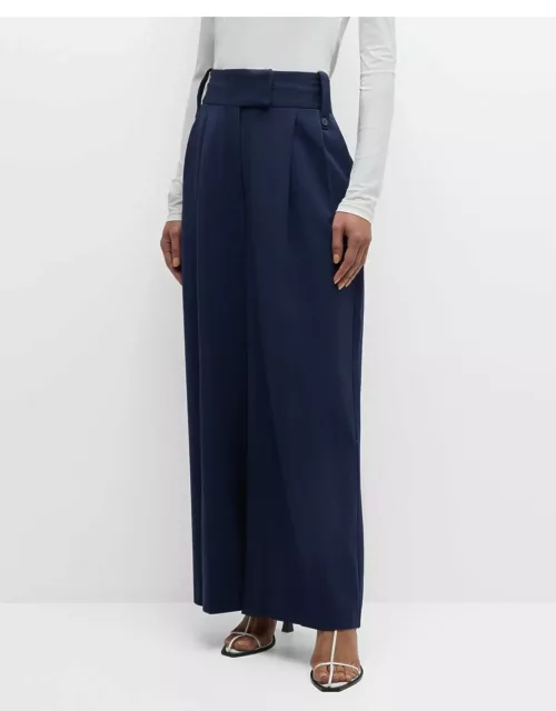 Ruth Wide-Leg Pleated Pant