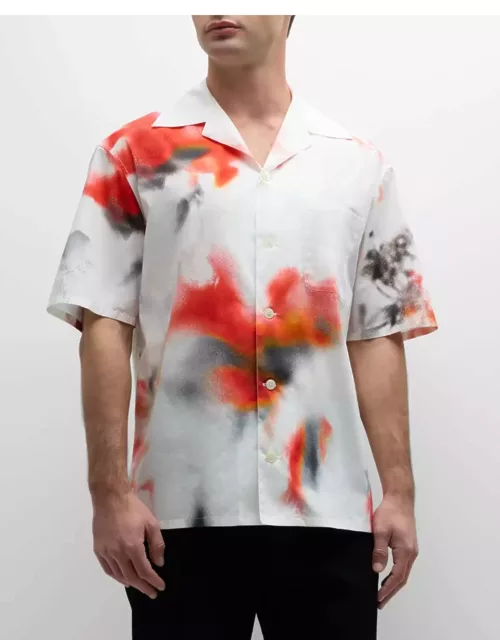 Men's Obscured Flower Camp Shirt