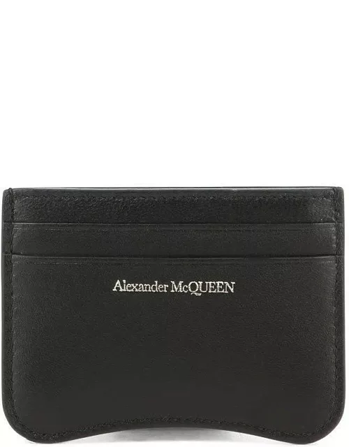 Alexander McQueen The Seal Logo Embossed Cardholder