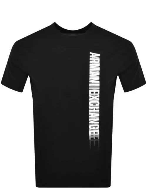 Armani Exchange Crew Neck Logo T Shirt Black