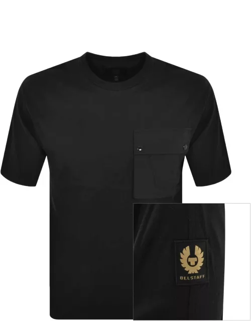 Belstaff Short Sleeve Logo T Shirt Black