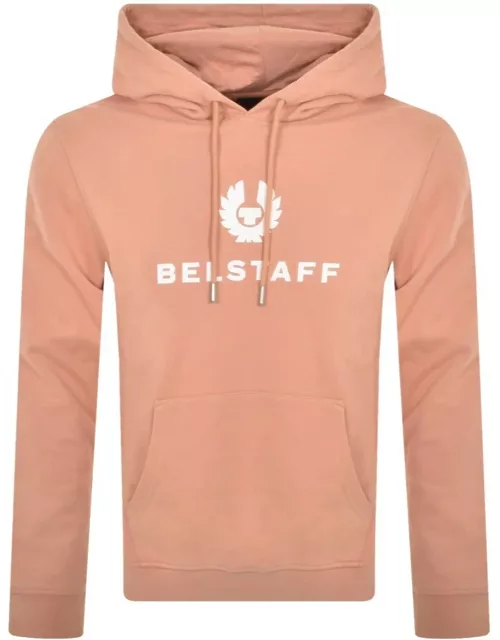 Belstaff Signature Logo Hoodie Pink
