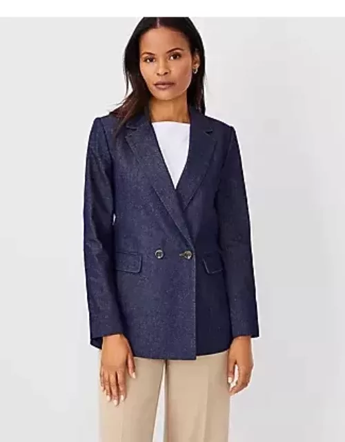 Ann Taylor The Long Double Breasted Blazer