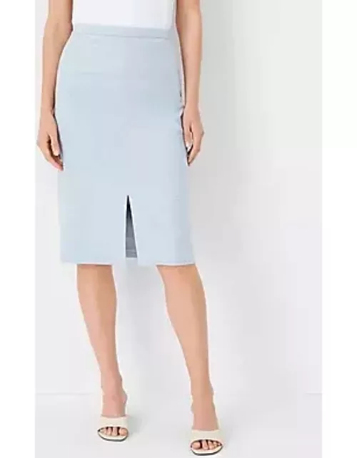 Ann Taylor The Slit Front Pencil Skirt in Windowpane