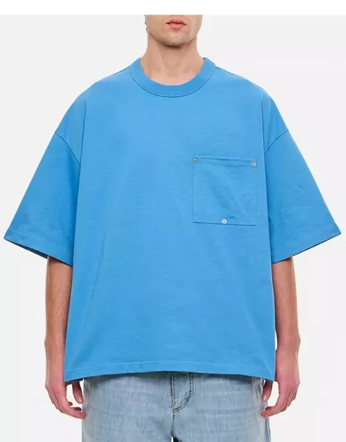 Bottega Veneta Heavy Japanese Jersey T-shirt Sky blue