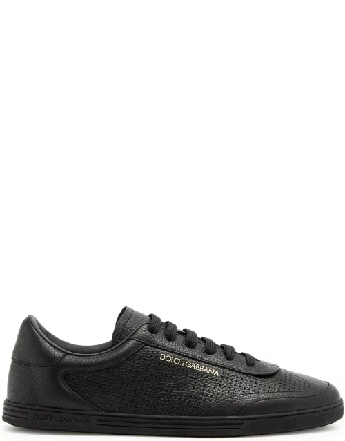 Dolce & Gabbana Saint Tropez Leather Sneakers - Black - 43 (IT43 / UK9)