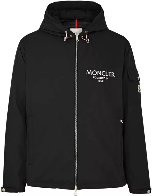 Moncler Granero Logo Hooded Nylon Jacket - Black - 3 (UK40 / L)