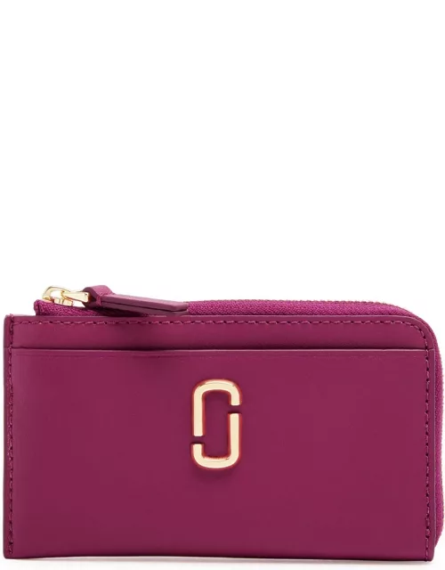 Marc Jacobs The J Marc Leather Wallet - Dark Pink