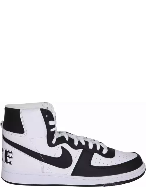 Comme Des Garçons Homme Plus Sneakers High-top Nike Terminator White/black