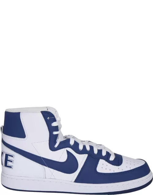 Comme Des Garçons Homme Plus Sneakers High-top Nike Terminator Blue/white