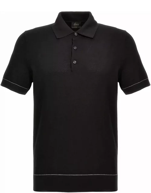 Brioni Textured Polo Shirt