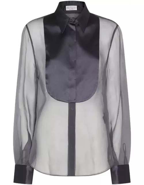 Brunello Cucinelli Buttoned Long-sleeved Top