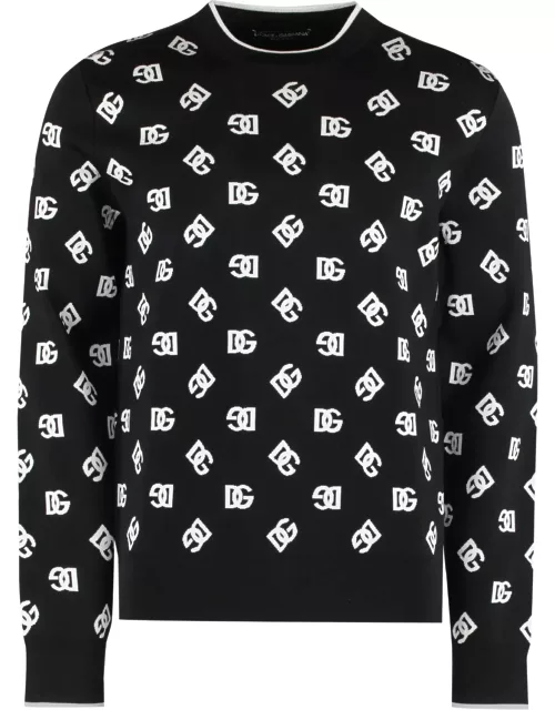 Dolce & Gabbana Long Sleeve Crew-neck Sweater