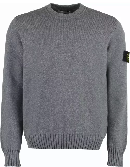 Stone Island Cotton Blend Crew-neck Sweater