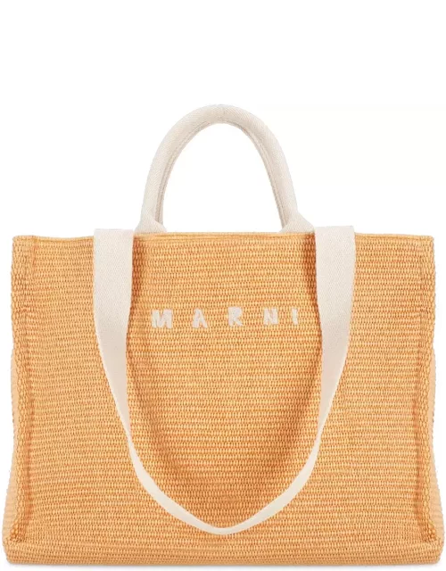 Marni Logo Embroidered Top Handle Bag