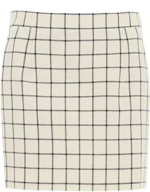 Marni Wool Check Skirt