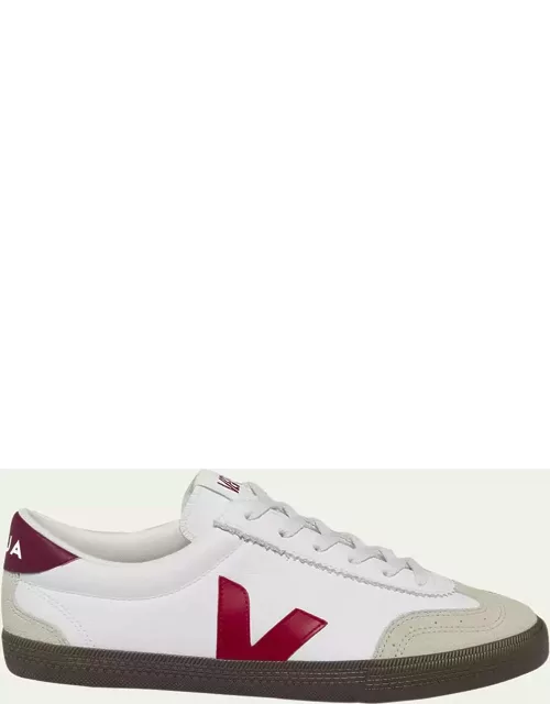 Volley Tricolored Low-Top Court Sneaker