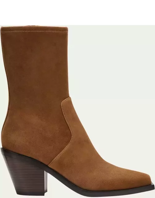 Reese Suede Ankle Bootie