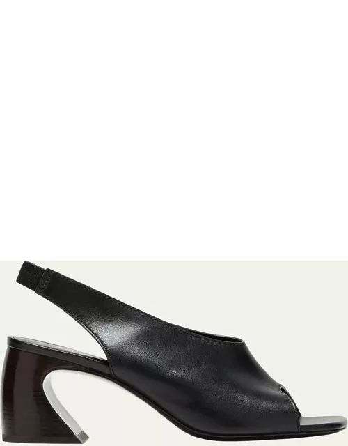 Leather Slingback Sandal