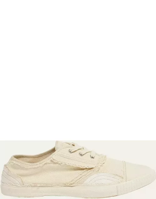 Inside Out Canvas Low-Top Sneaker