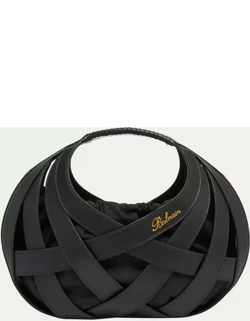 Round Basket Top-Handle Bag