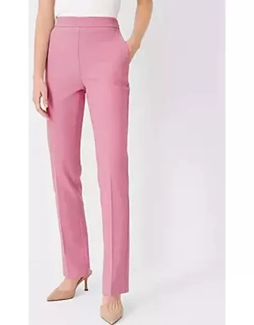 Ann Taylor The Petite Side Zip Straight Pant in Bi-Stretch