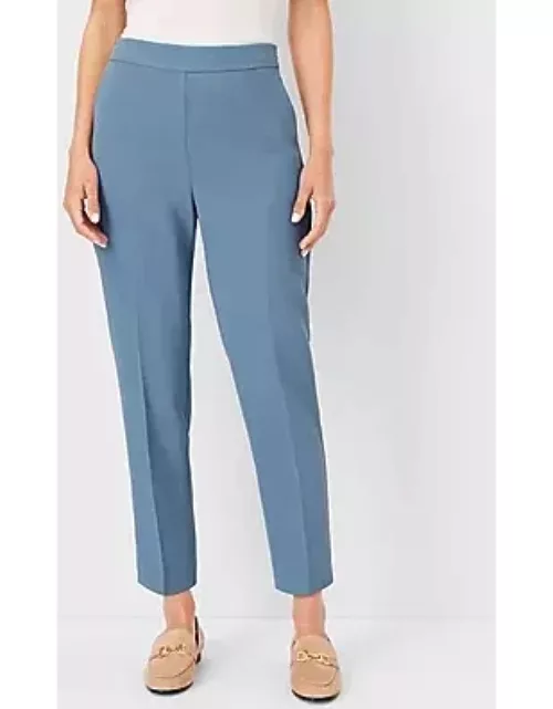 Ann Taylor The Petite High Rise Side Zip Ankle Pant in Fluid Crepe