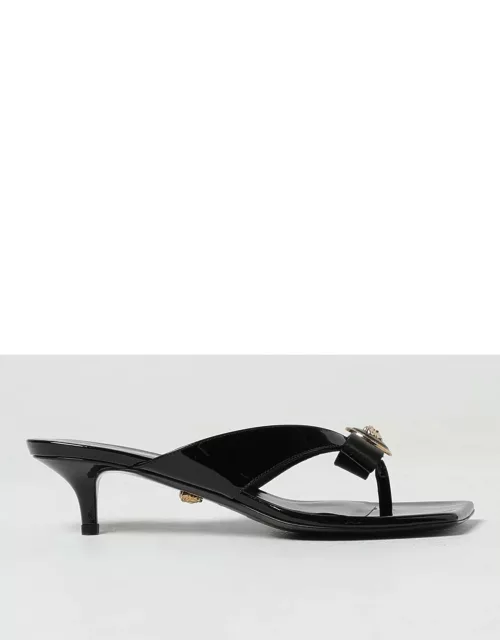 Heeled Sandals VERSACE Woman colour Black