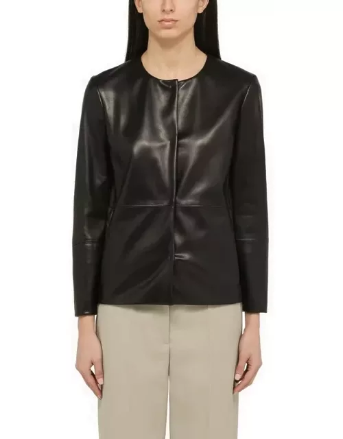 Black leatherette jacket